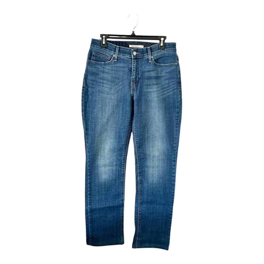 Levi's 525 Perfect Waist Straight Pull On Denim Jeans Size 10